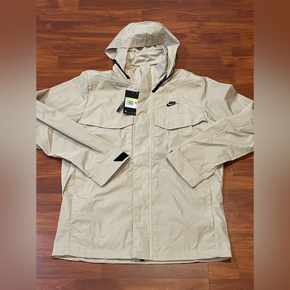 Nike Premium Essentials M65 Unlined Hooded Jacket ‘Khaki’ (size us mens S)